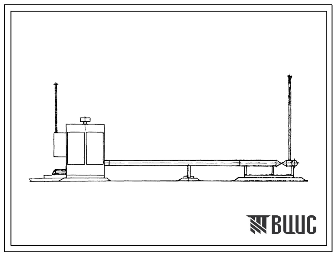 Типовой проект 402-2-19 Пункты редуцирования газа в блочном исполнении для вспомогательных служб компрессорных станций.