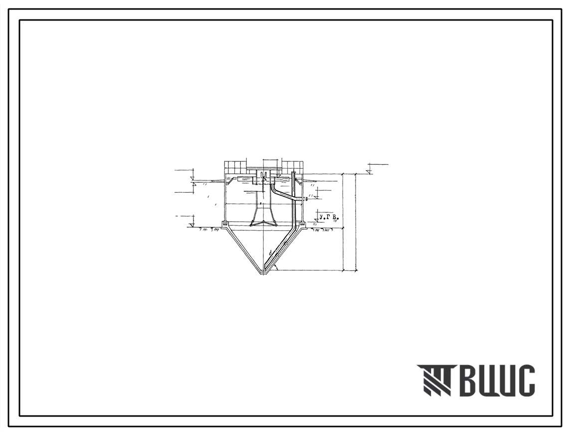 Типовой проект 902-2-166 Отстойники канализационные первичные вертикальные диаметром 9 м из сборного железобетона
