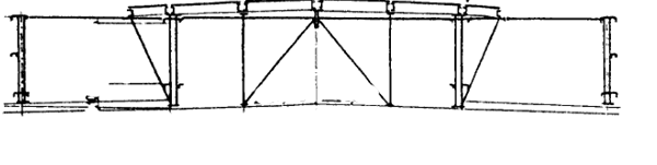 Серия 1.464.3-19 Стальные конструкции аэрационных фонарей для производственных зданий. Чертежи КМ
