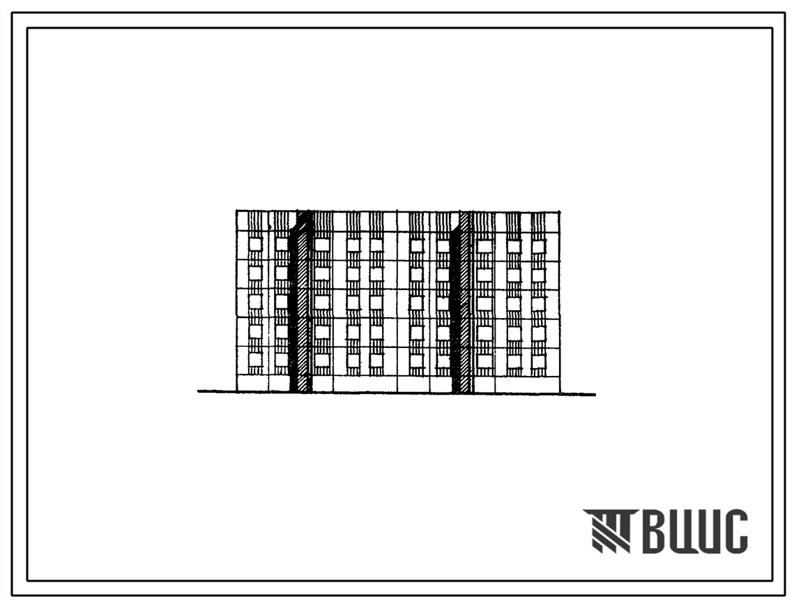 Типовой проект 78-02 Пятиэтажная блок-секция рядовая с торцевыми окончаниями на 30 квартир (однокомнатных 1Б-2, двухкомнатных 2Б-28). Для строительства во 2А климатическом подрайоне в г.Североморске и пунктах побережья Баренцева моря