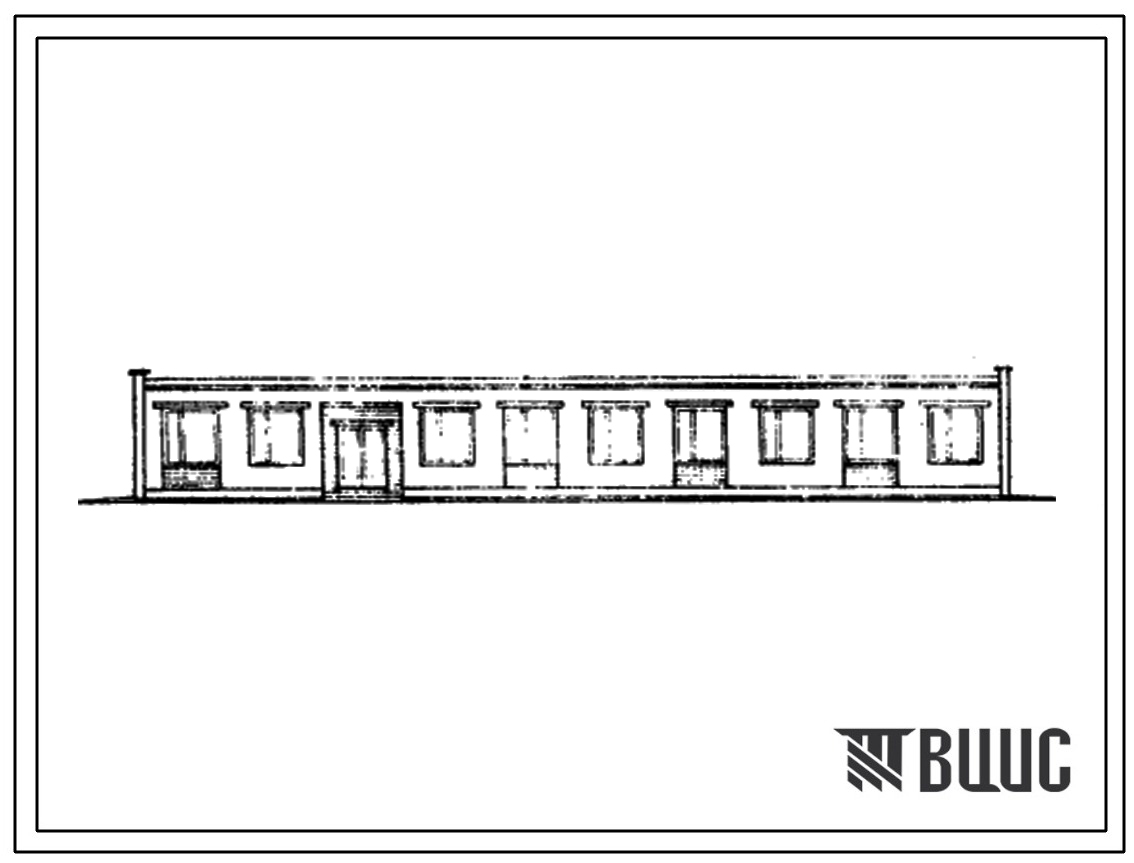 Типовой проект 416-4-13/69 Бытовые помещения для 53 монтеров пути на малых станциях.