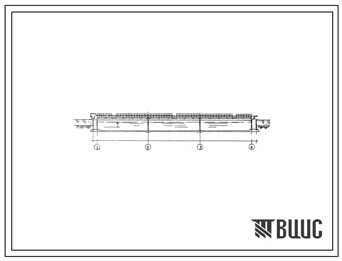 Типовой проект 902-2-66 Аэротенки-смесители четырехкоридорные, с размерами коридора 9х5х108 м из сборного железобетона