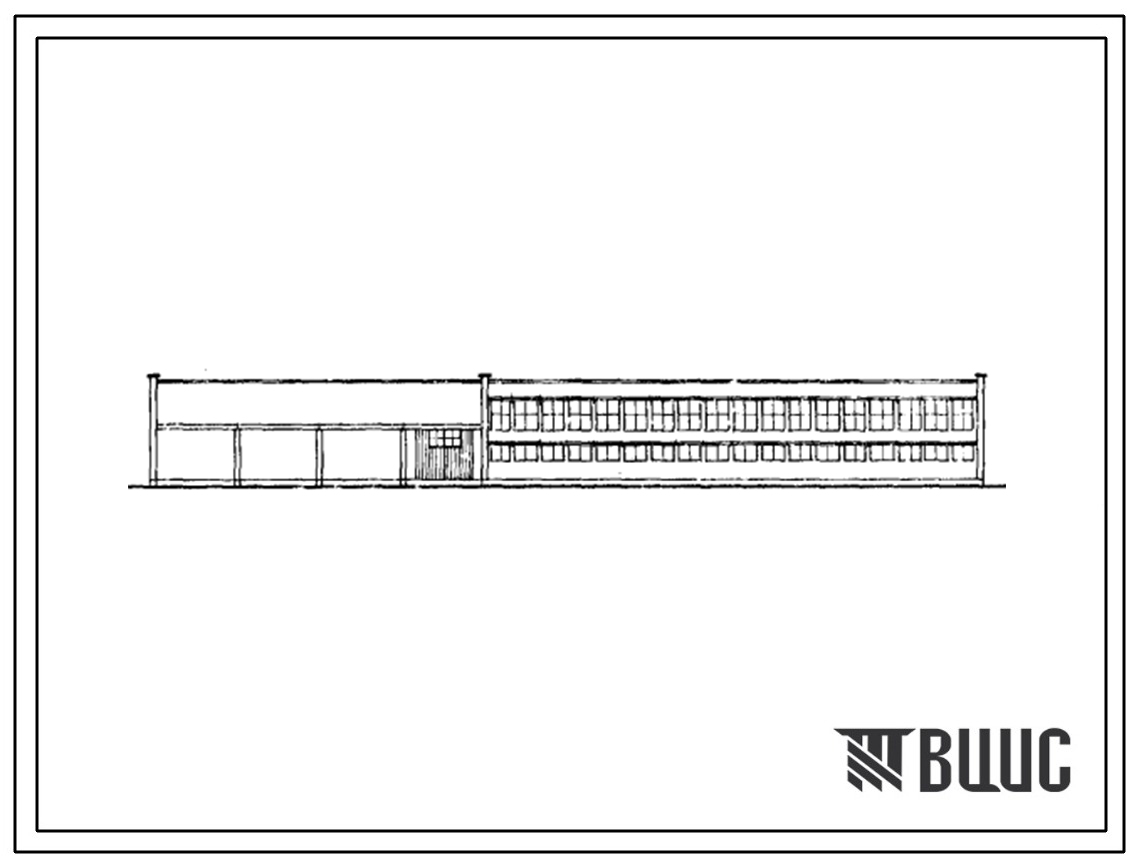Типовой проект 813-178 Картофелехранилище контейнерного типа емкостью 2000 т с кирпичными стенами.