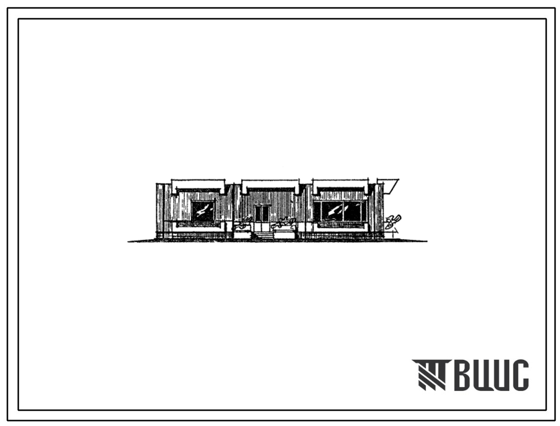 Типовой проект 272-028-16см.88 Встроено – пристроенный блок – столовая на 50 мест. Сейсмичность 8 баллов. Здание одноэтажное. Каркас по серии 1.020.1-2с. Стены из трехслойных керамзитобетонных панелей серии ИИ-04-13м.