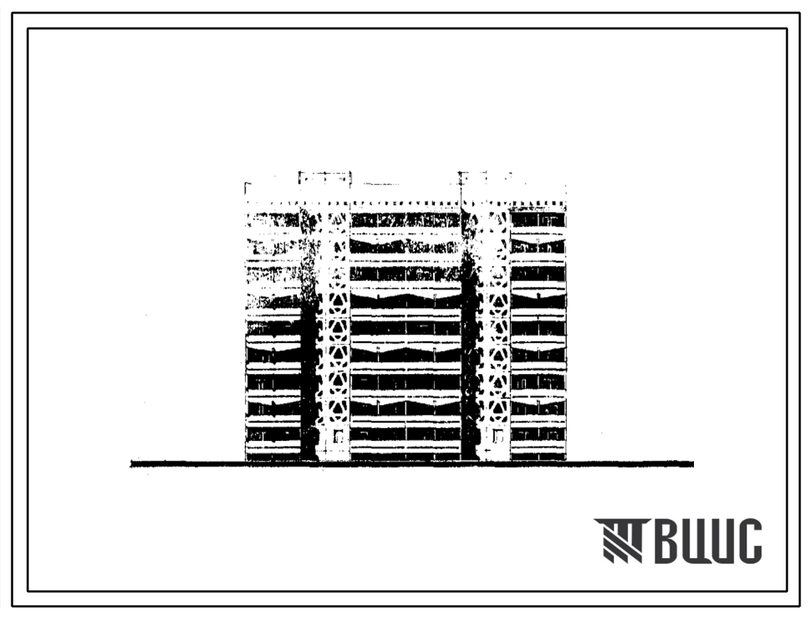 Типовой проект 148-014сп Блок-секция девяти 36-квартирная рядовая с летними помещениями по главному фасаду ( трехкомнатных 3Б — 10, четырехкомнатных 4Б — 17, пятикомнатных 5Б — 9). Для строительства в IVГ климатическом подрайоне сейсмичностью 9 баллов, на