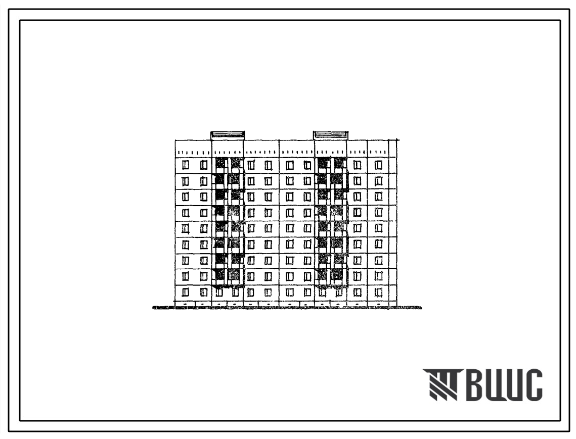 Типовой проект 148-042сп.83 Блок-секция 9-этажаня 45-квартирная торцевая правая 4Б.4Б.4Б.2Б.1Б. Для строительства в 4Г климатическом подрайоне (г. Самарканд) сейсмичностью 8 баллов на грунтах 2 типа просадочности.
