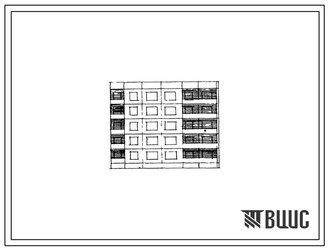 Типовой проект 90-040/1 Пятиэтажная блок-секция универсальная поворотная под углом 900 на 15 квартир (двухкомнатных 2Б-1, трехкомнатных 3А-4, четырехкомнатных 4Б-5, пятикомнатных 5Б-5). Для строительства в 1В климатическом подрайоне, 2 и 3 климатических р