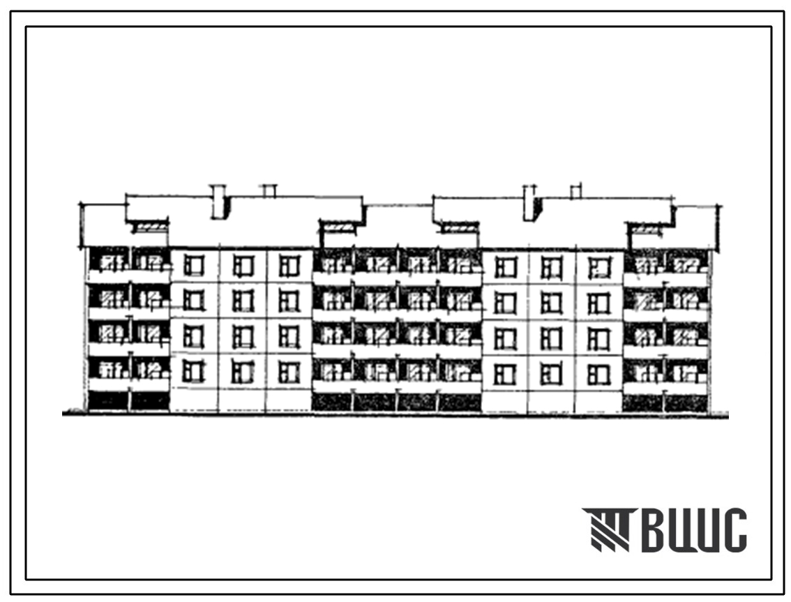 Типовой проект 111-121-132.13.87 4-этажный 32-квартирный жилой дом (для строительства в Ленинградской области)