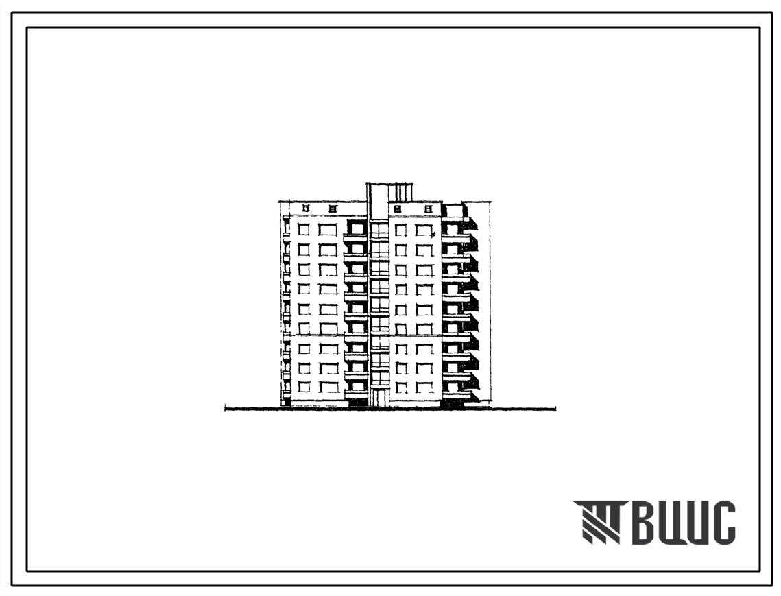 Типовой проект 124-89-6/1 Пятиэтажный односекционный дом на 36 квартир (двухкомнатных 2Б-21, трехкомнатных 3Б-15). Для строительства во 2В климатическом подрайоне Белорусской ССР