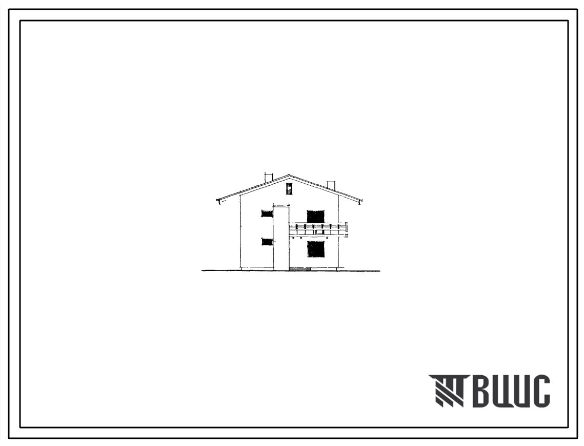 Типовой проект 144-52-168с Двухэтажный одноквартирный кирпичный дом с четырехкомнатной квартирой 4Б, для строительства в 3 климатическом районе сейсмичностью 9 баллов