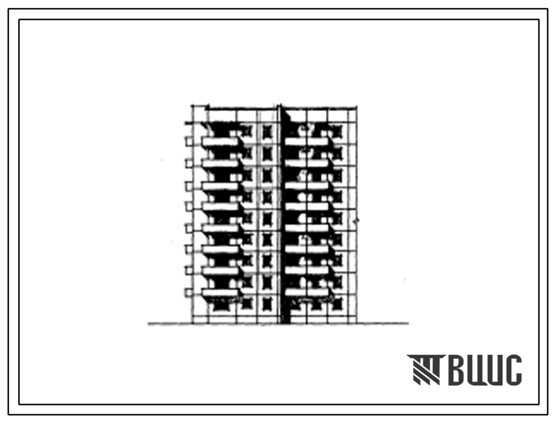 Типовой проект 97-031 Девятиэтажная 36 квартирная угловая левая блок-секция 2Б.2Б.3Б.4Б.