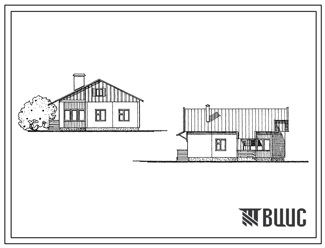 Типовой проект 181-26-105.13.87 Одноэтажный одноквартирный 3-комнатный жилой дом /для строительства в николаевской области/