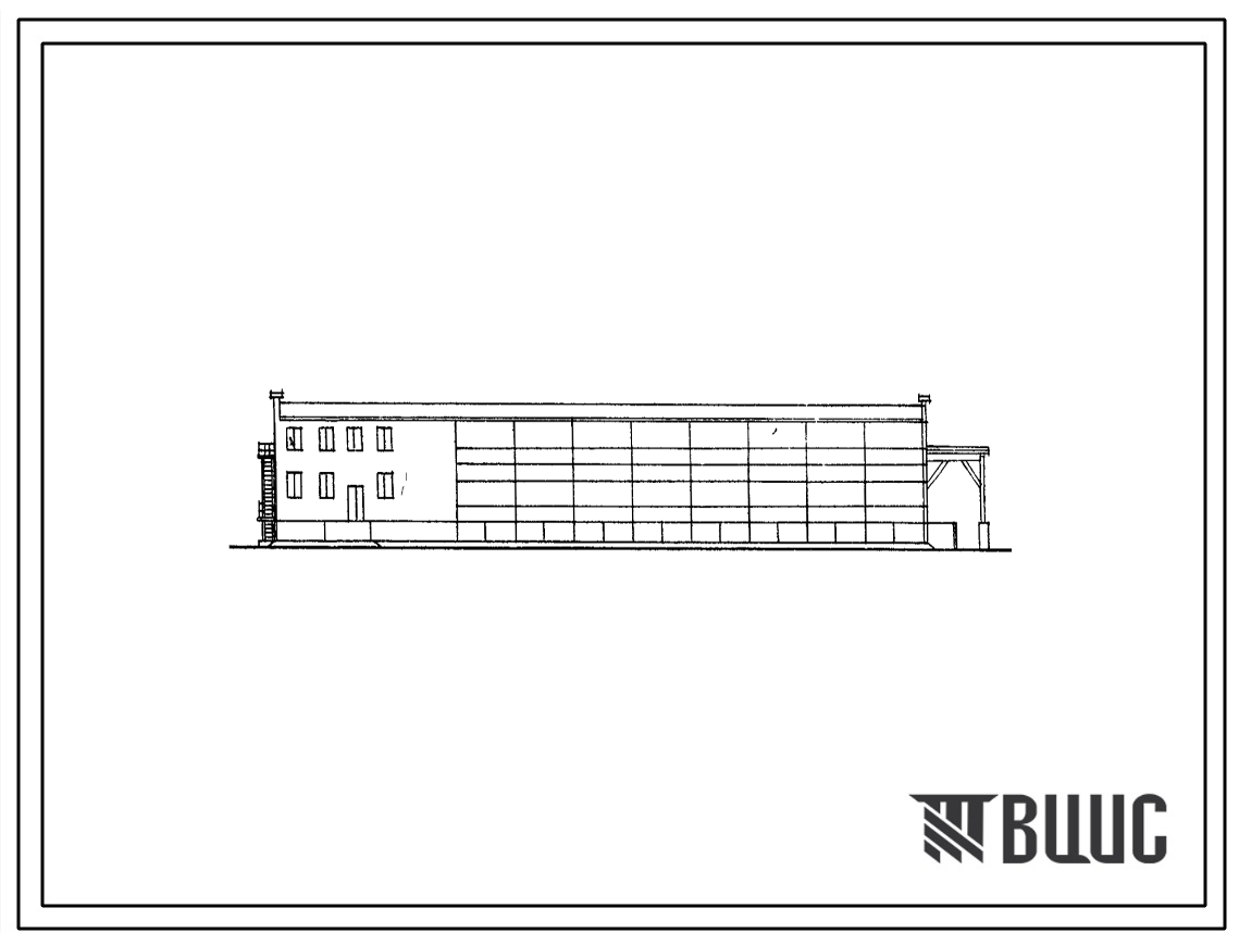 Типовой проект 709-145 Областной специализированный склад-магазин для спецодежды и предохранительных приспособлений с товарооборотом 5 млн.рублей в год.