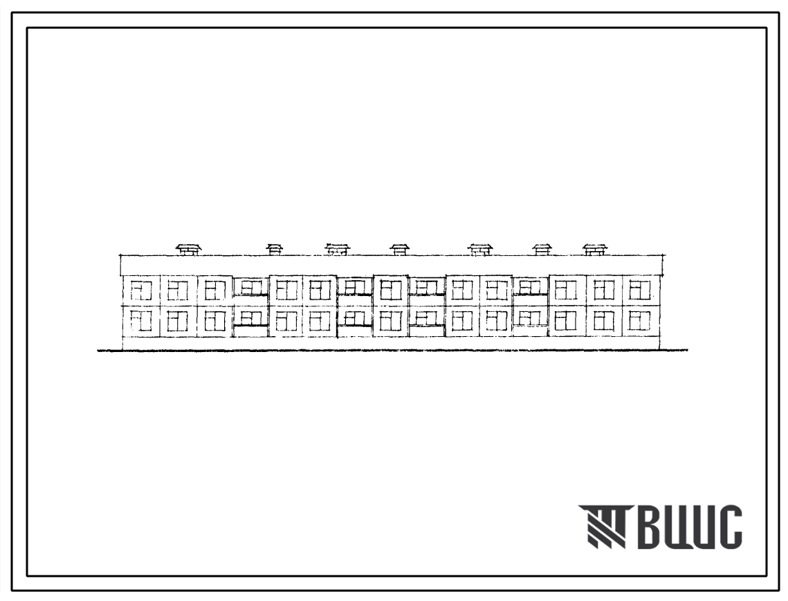Типовой проект 111-48-18с/1 Двухэтажный 12-квартирный секционный жилой дом с трех и четырехкомнатными квартирами типа «А». Для строительства во IIВ, IIIВ климатических подрайонах Казахской ССР сейсмичностью 8 и 9 баллов.