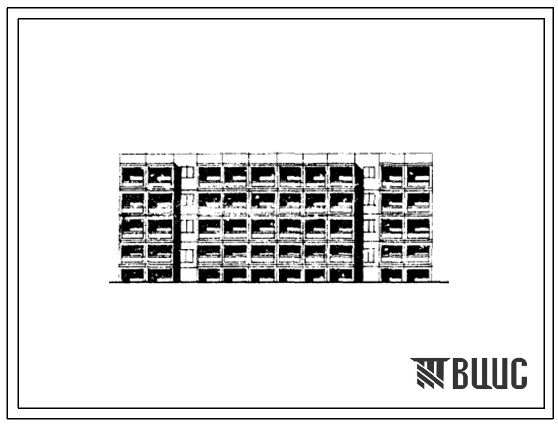 Типовой проект ТДСК-71А/77-09сп/1 Блок-секция четырехэтажная 16-квартирная с правым торцовым окончанием (четырехкомнатных 4Б — 8, пятикомнатных 5Б - 8).