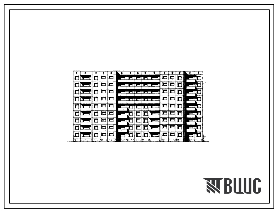 Типовой проект 97-013 9-этажная сдвоенная рядовая блок-секция на 72 квартиры 1Б.2Б.3А.3А-1Б.2Б.3А.4Б (однокомнатных-19, двухкомнатных-17,трехкомнатных-27, четырехкомнатных-9). Для строительства в 1 климатическом районе, в 1В подрайоне.