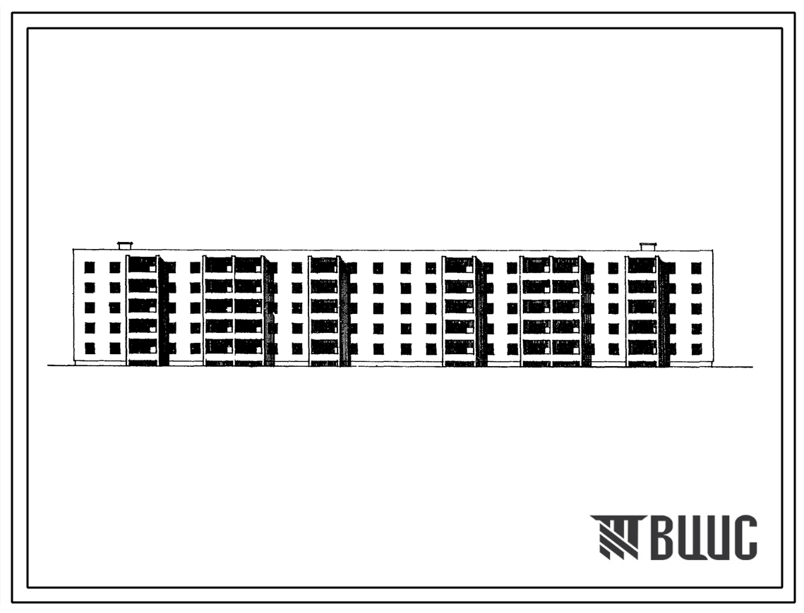Типовой проект 114-86-2 5-этажный 6-секционный 78-квартирный дом (однокомнатных-20, двухкомнатных-38, трехкомнатных-20). Для строительства в 1В, 2В, 2Г и 2Б климатических подрайонах.