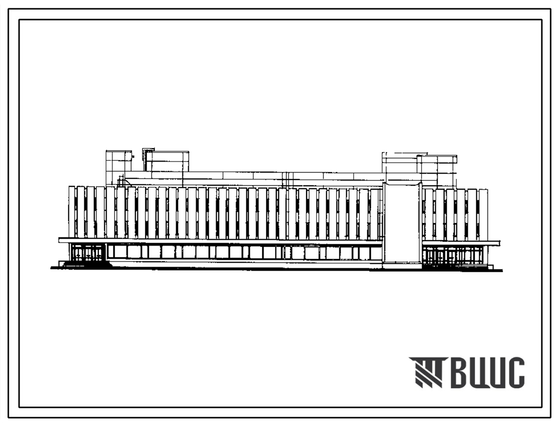 Типовой проект 272-11-23п Универмаг (в конструкциях ИИ-04) торговой площадью 4500 кв.м. с вариантом магазина "Товары для детей"