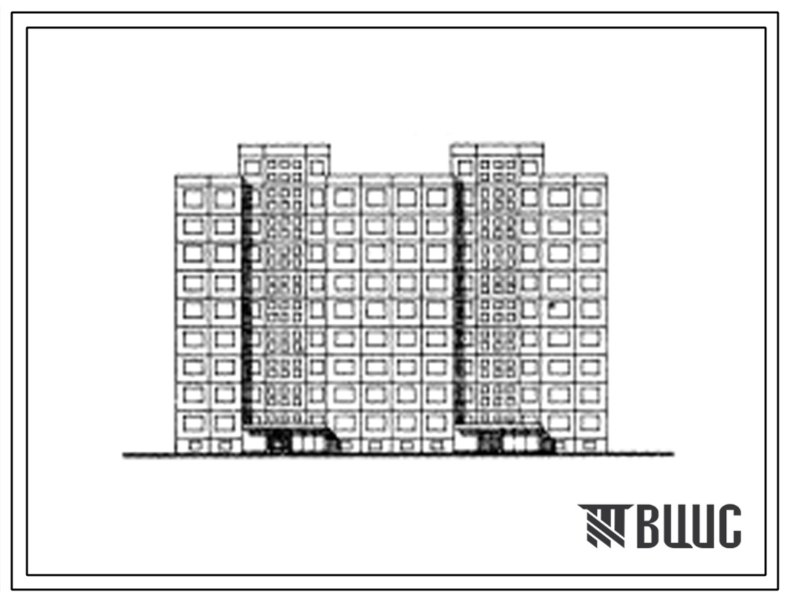 Типовой проект 111-121-60/1 Девятиэтажный двухсекционный крупнопанельный дом на 72 квартиры (однокомнатных 1Б-18, двухкомнатных 2Б-18, трехкомнатных 3Б-36). Для строительства во 2 климатическом районе Эстонской ССР