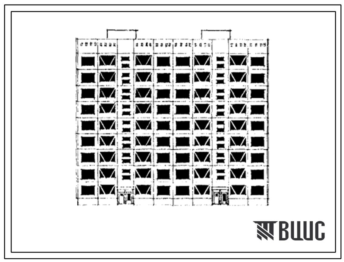 Типовой проект 158-04с/1 Блок-секция рядовая торцовая со сквозным проходом на 52 квартиры ( однокомнатных 1Б-16, двухкомнатных 2Б-16. Трёхкомнатных 3Б-20)
