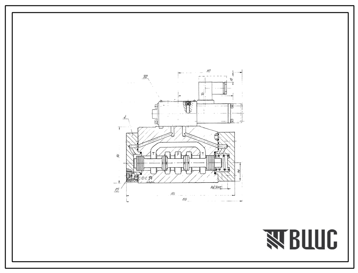 Шифр ВММ.16.000 Гидрораспределитель с ручным управлением ВММ.16.000
