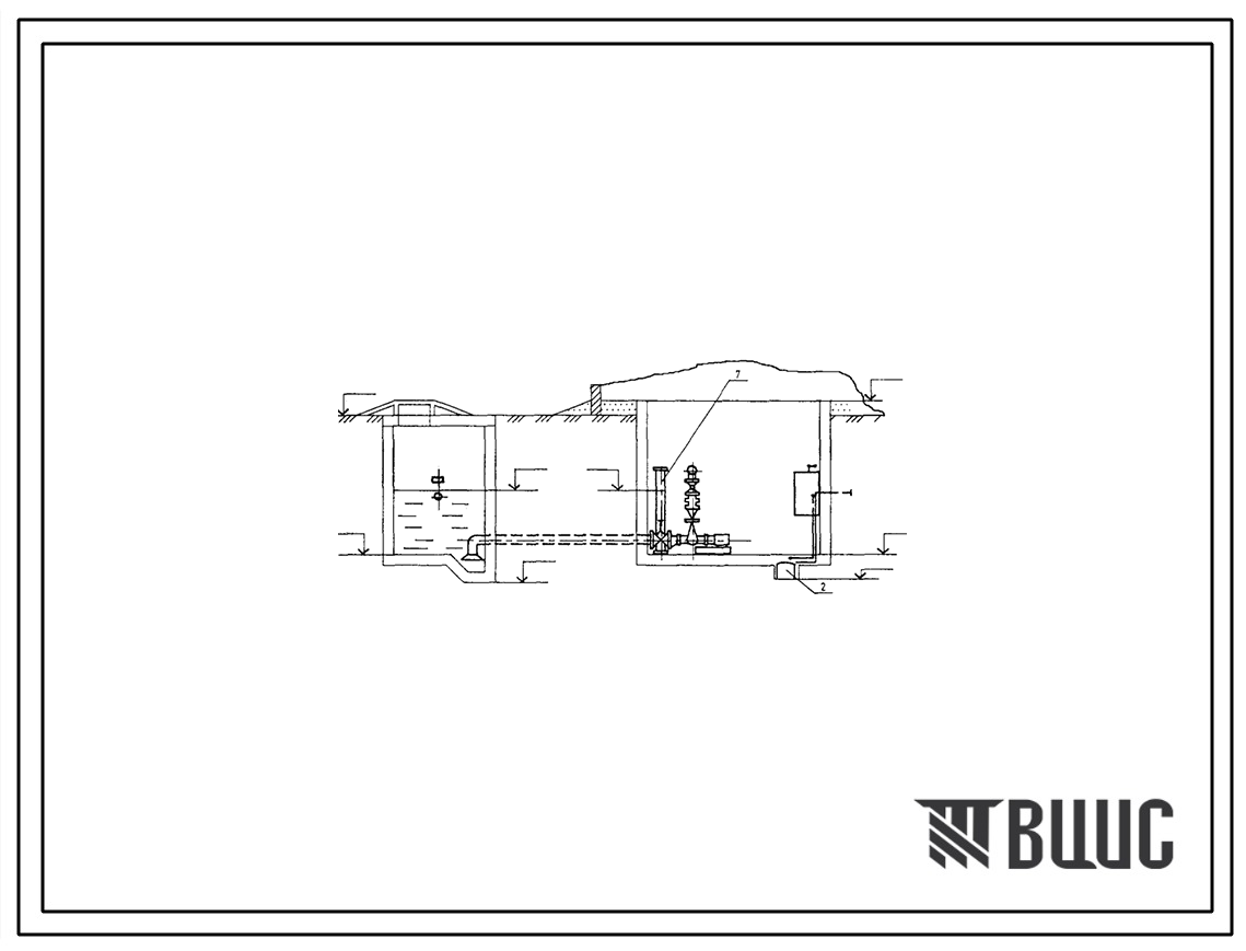 Типовой проект 901-2-198.93 Насосная станция оборотного водоснабжения производительностью 25 м3/ч