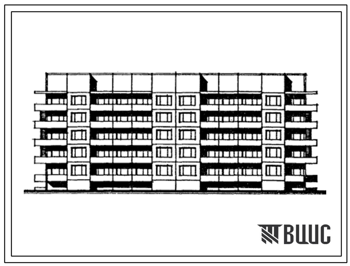 Типовой проект 161-138-45с.13.87 5-этажное общежитие на 152 места для семейной молодежи (для Кабардино-Балкарской АССР)