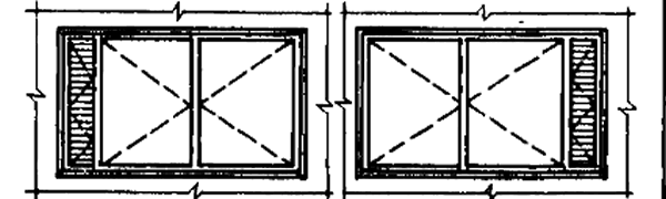 Фасады Серия 1.136.5-21 Окна и балконные двери деревянные со стеклопакетами для жилых зданий (к сериям 1.136.5-18 и 1.136.5-20). Материалы для проектирования
