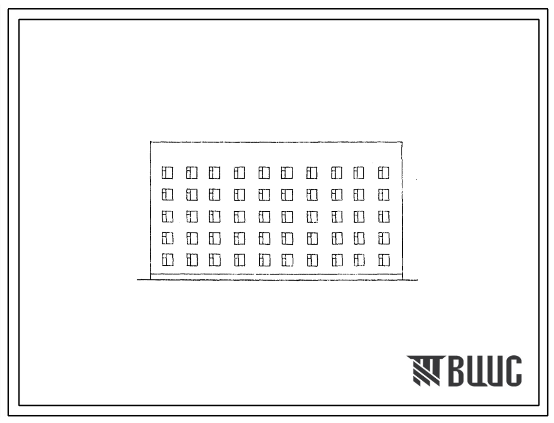 Типовой проект 86-08.86 Пятиэтажная блок-секция на 20 квартир. Для строительства в городах и поселках городского типа