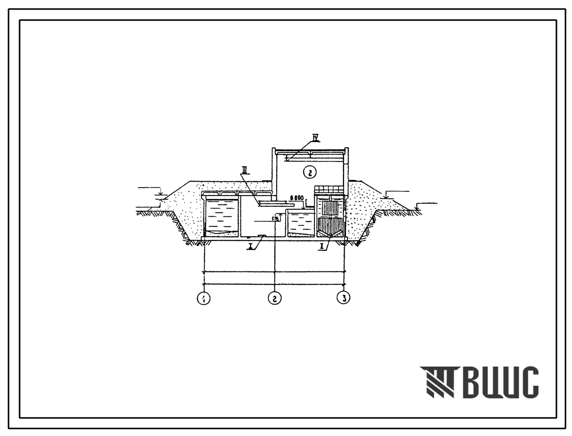 Типовой проект 901-3-153 Сооружения обработки осадка отстойников (осветлителей) для станции очистки воды поверхностных источников с содержанием взвешенных веществ до 2500 мг/л производительностью 1,6–3,2 тыс. м3/сут