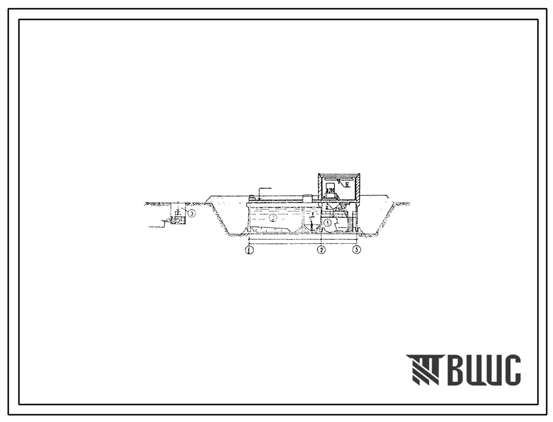 Типовой проект 901-3-158 Сооружения для повторного использования воды после промывки фильтров для станции очистки воды поверхностных источников с содержанием взвешенных веществ до 2500 мг/л производительностью 40–63 тыс. м3/сут