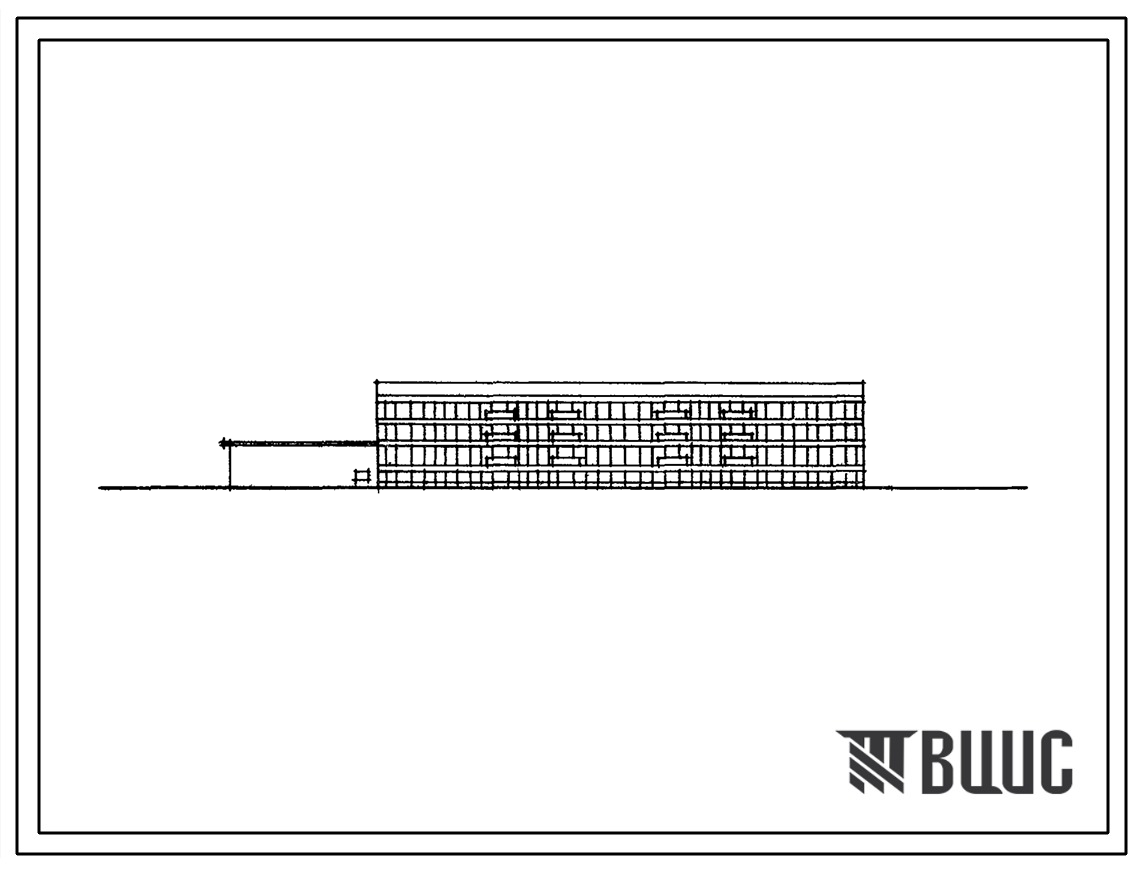 Типовой проект 1-306с-51 Альбомы XI и XII  4-этажный жилой дом на 48(45) квартир со стенами из крупных легкобетонных блоков (вариант со встроено-пристроенным блоком III).