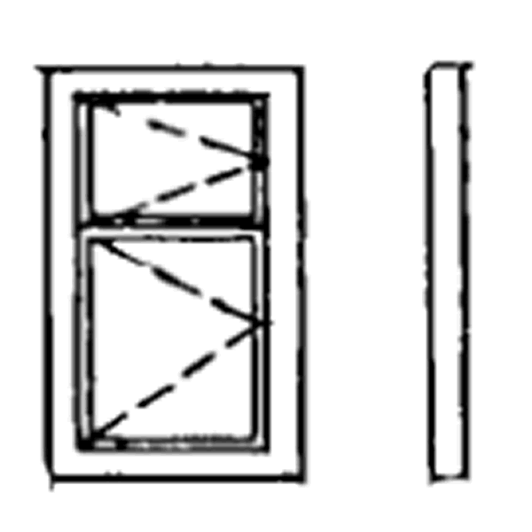 Серия 1.136.5-23 Окна и балконные двери деревянные для жилых зданий. Выпуск 1 Окна и балконные двери с двойным остеклением со спаренными створками и дверными полотнами по ГОСТ 11214-86. Рабочие чертежи