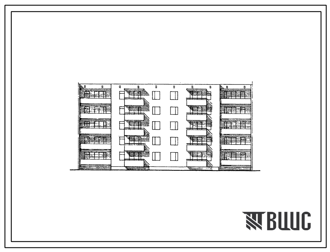 Типовой проект 85-04/1 Блок-секция пятиэтажная 30-квартирная (однокомнатных 1Б-10; двухкомнатных 2Б-12, трехкомнатных 3А-8).
