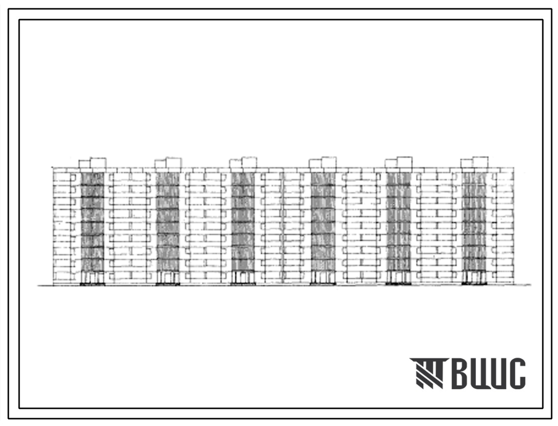 Типовой проект 112-62-5с Девятиэтажный шестисекционный каркасно-панельный жилой дом на 108 квартир (трехкомнатных  18, четырехкомнатных  72, пятикомнатных  18). Для строительства в IV строительно-климатической зоне, в районах с сейсмичностью 7 баллов.