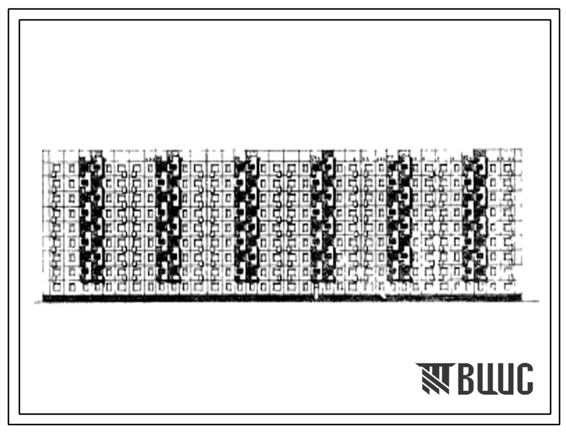 Типовой проект 111-148-5сп Девятиэтажный шестисекционный жилой дом на 126 квартир (однокомнатных 1Б-18, двухкомнатных 2Б-18, трехкомнатных 3Б-20, четырехкомнатных 4Б-53, пятикомнатных 5Б-17). Для строительства в 4Г климатическом подрайоне сейсмичностью 8 