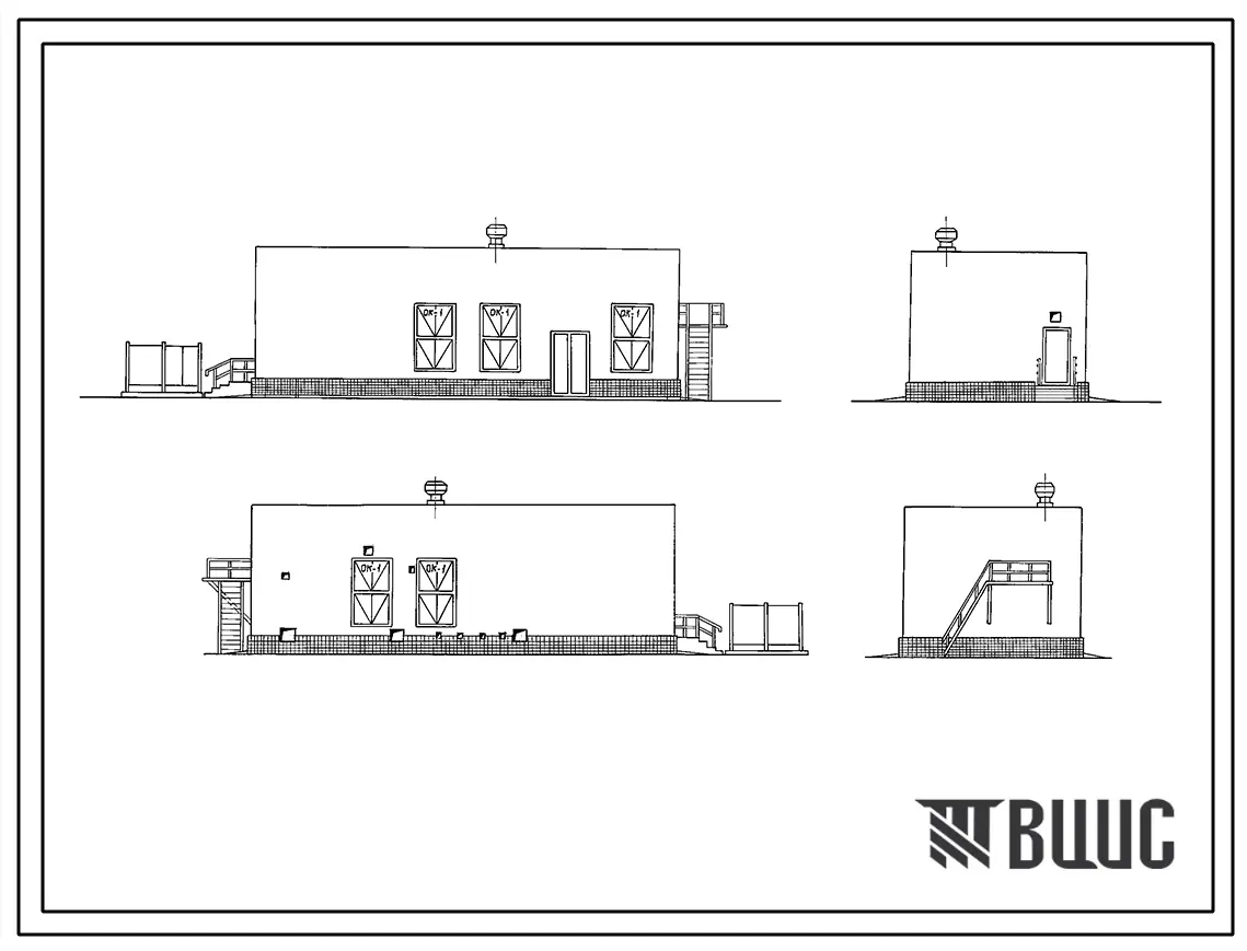 Типовой проект 902-5-31.86 Газосборный пункт метантенков объемом 1100 куб.м
