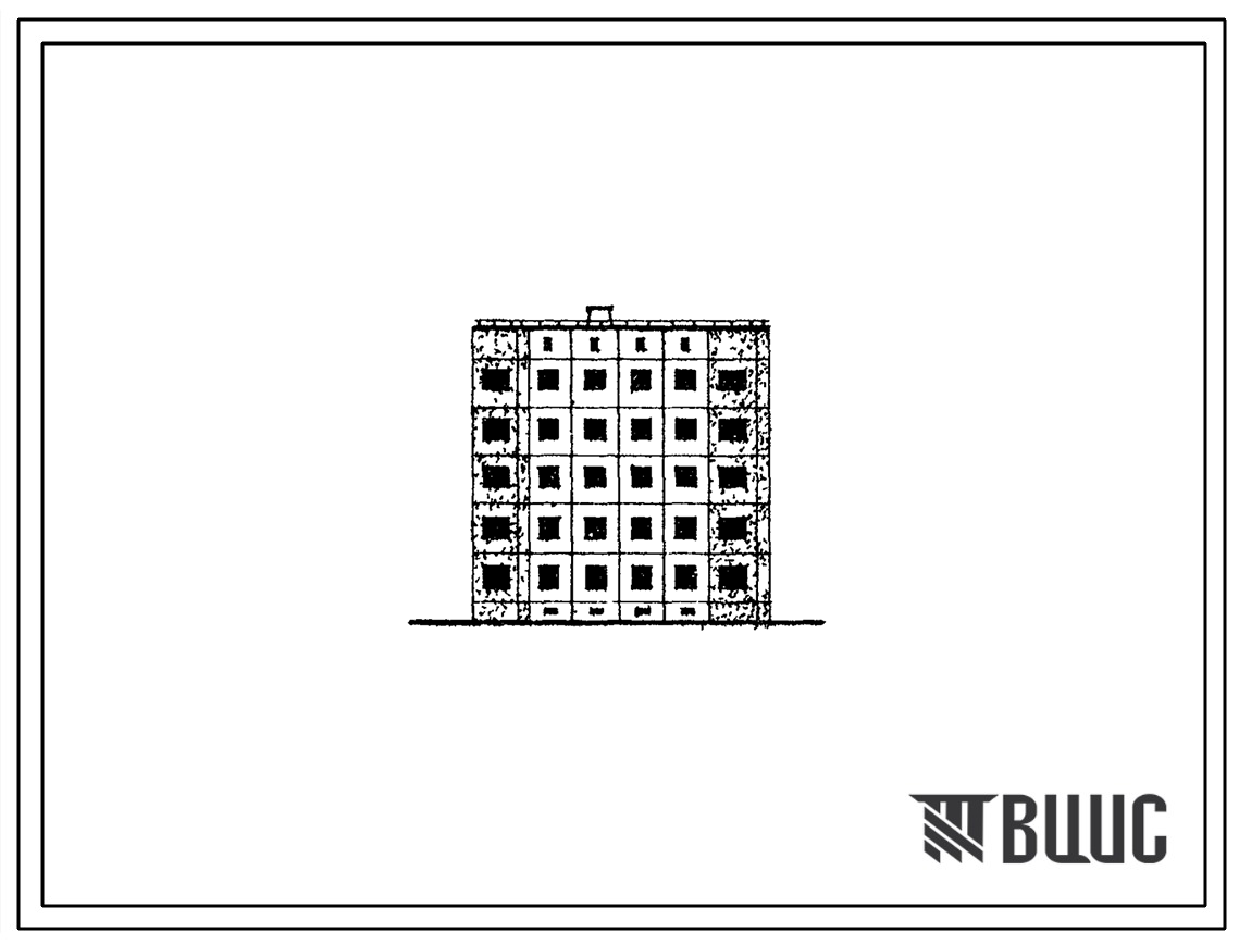 Типовой проект 138-09с Пятиэтажная рядовая блок-секция на 10 квартир 4 Б.5Б.