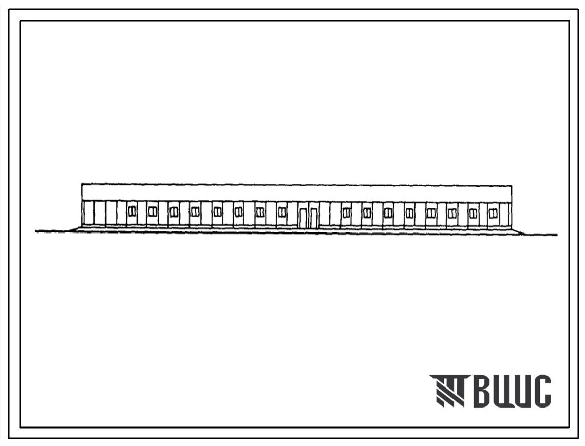 Типовой проект 803-2-25.86 Здание на 600 коз пухового направления (стены из панелей на деревянном каркасе)