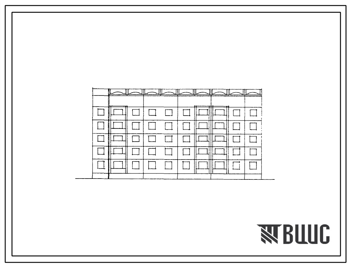 Типовой проект 134-059.13.88 Пятиэтажная блок-секция на 30 квартир. Для Волгоградской области