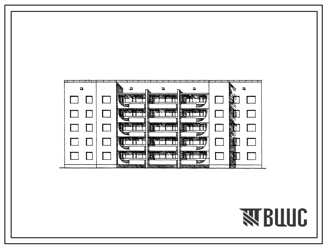 Типовой проект 144-03с Блок-секция пятиэтажная 30-квартирная рядовая, торцевая (двухкомнатных 2Б-10; трехкомнатных 3А-10, 3Б-10).