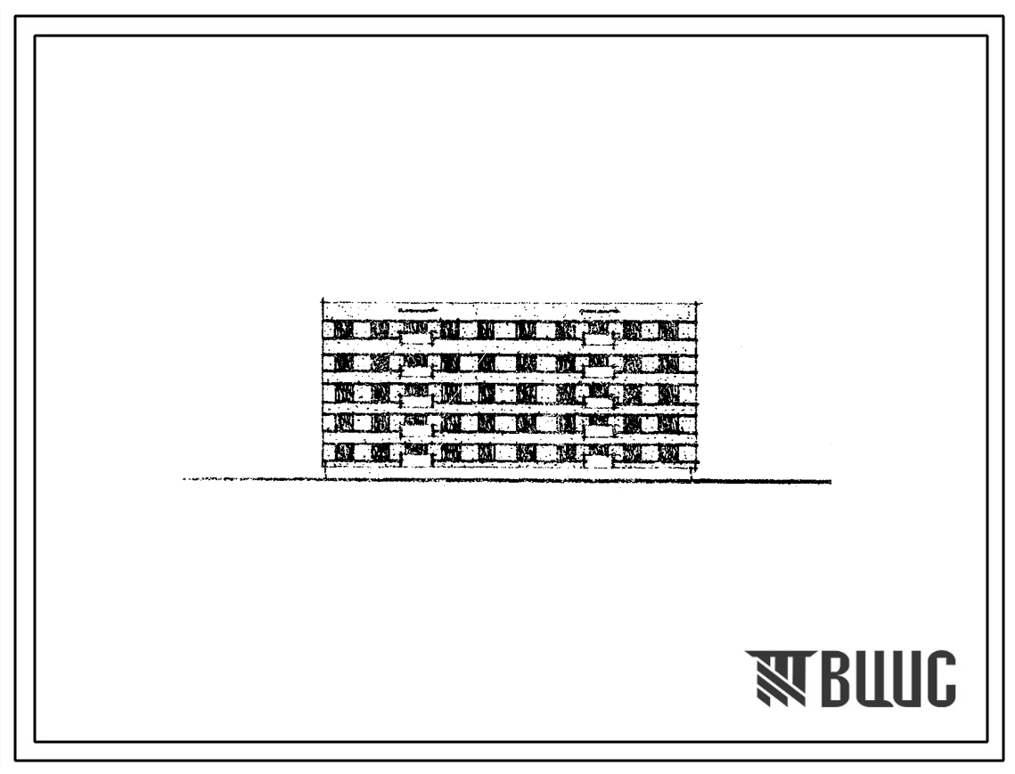 Типовой проект 70-010с/72 Двойная блок-секция рядовая на 20 квартир (двухкомнатных 2Б-10, пятикомнатных 5А-10). Для строительства в 3 климатическом районе сейсмичностью 7 баллов
