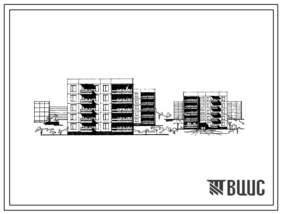 Типовой проект 135-0126с/1 Блок-секция пятиэтажная торцевая 15-квартирная правая (двухкомнатных 2Б — 5, трехкомнатных 3А — 5, 3Б — 5). Для строительства в IВ климатическом подрайоне, II и III климатических районах.