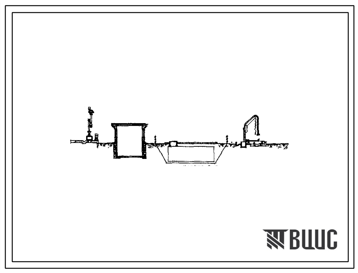 Типовой проект 704-1-1 Заглубленный склад светлых нефтепродуктов емкостью 300 м3.