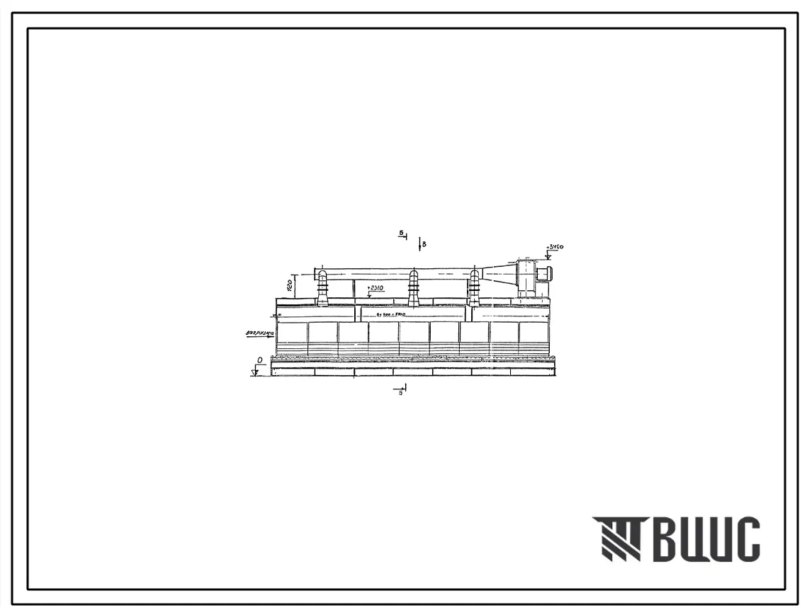 Проект 58964 Печь для термостатирования литья размерами пода 2,7х8,12 м