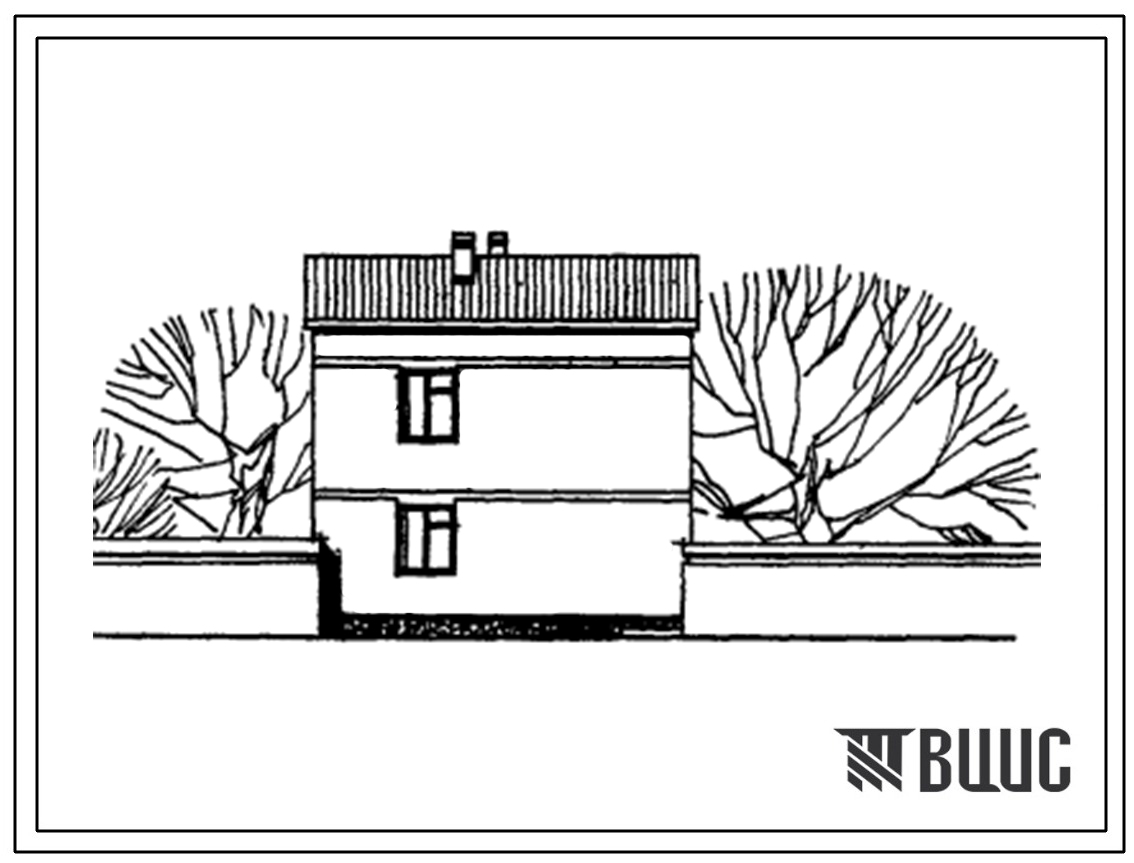 Типовой проект 144-217-12с/1 Двухэтажный одноквартирный жилой дом с квартирой типа 6Б в двух уровнях. Для индивидуального строительства.