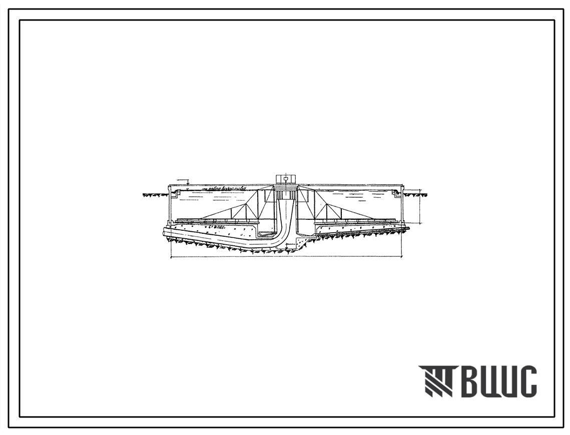 Типовой проект 902-2-84 Отстойники канализационные радиальные первичные из сборного железобетона 24 м.