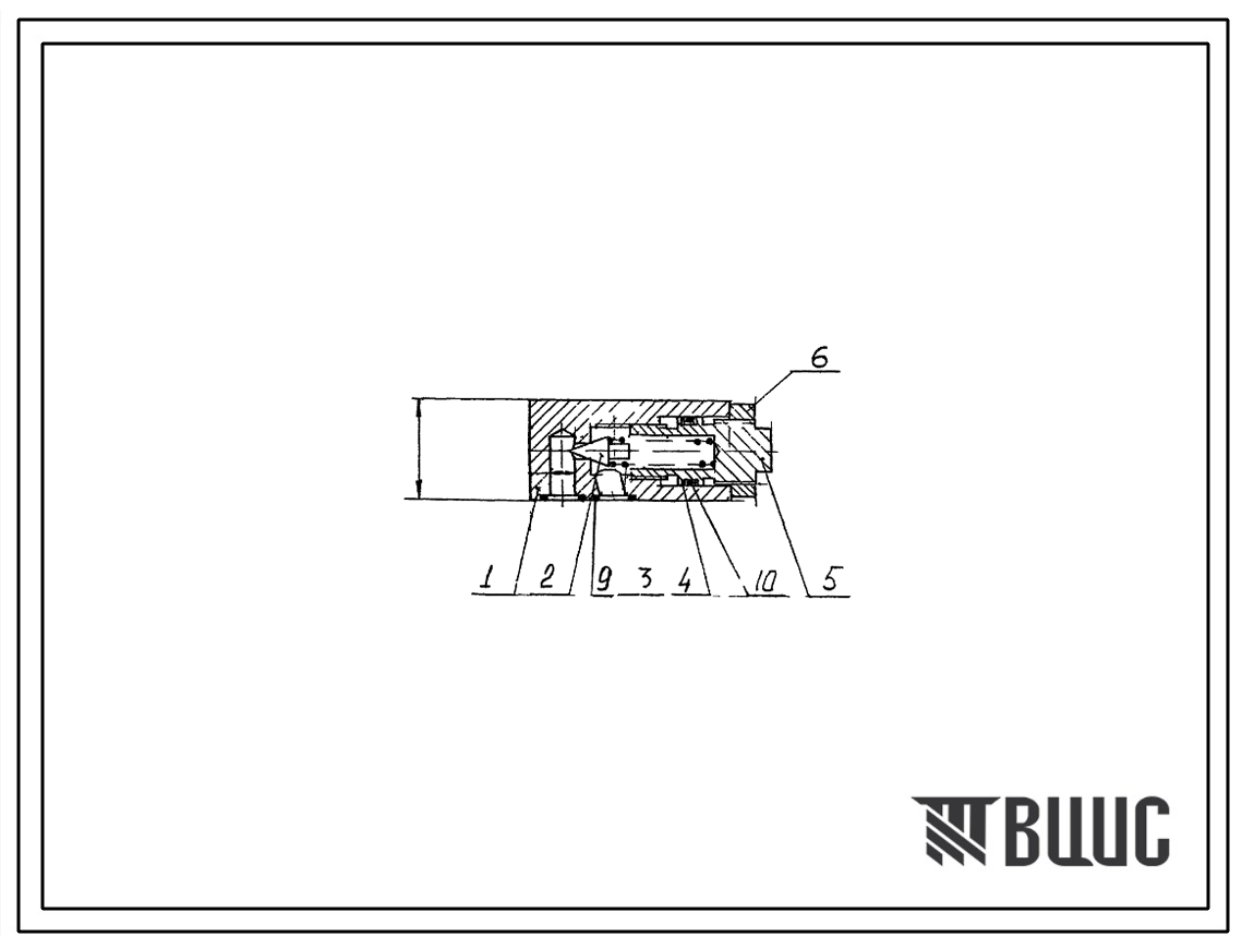 Шифр РР-8.10.000 Гидроклапан предохранительный РР-8.10.000