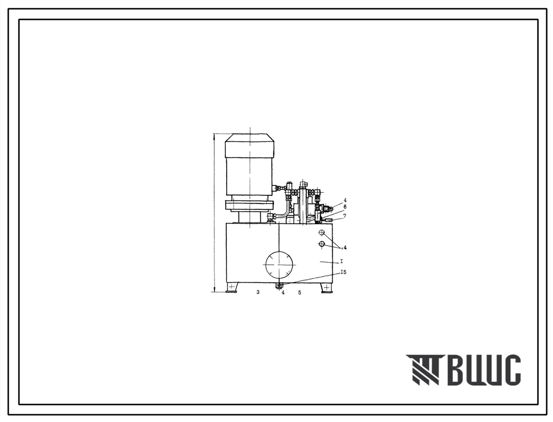 Шифр С250.В3.16.105.37 Насосная установка С250.В3.16.105.37