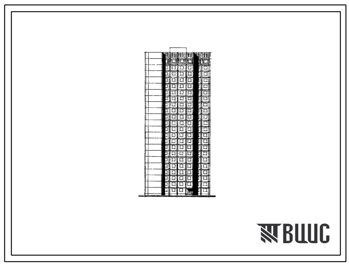 Типовой проект КОПЭ-80 (ДСК-2) 18-22 этажные жилые крупнопанельные дома из унифицированных изделий по каталогу для производства на ДСК-2